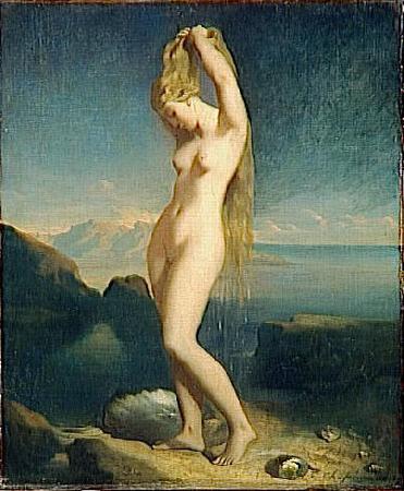 Theodore Chasseriau Venus of the sea Spain oil painting art